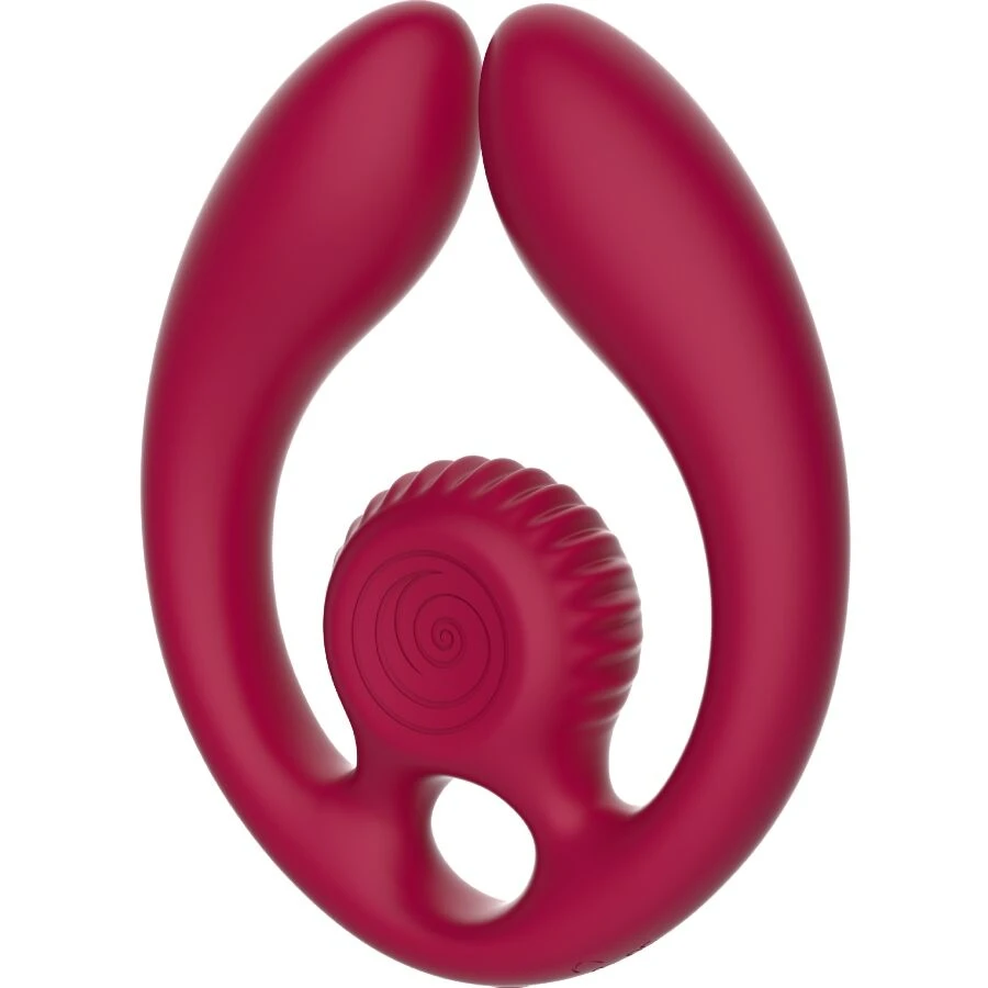 SNAIL VIBE - GIZI DUO STIMOLATORE DI COPPIA TELECOMANDO BORDEAUX